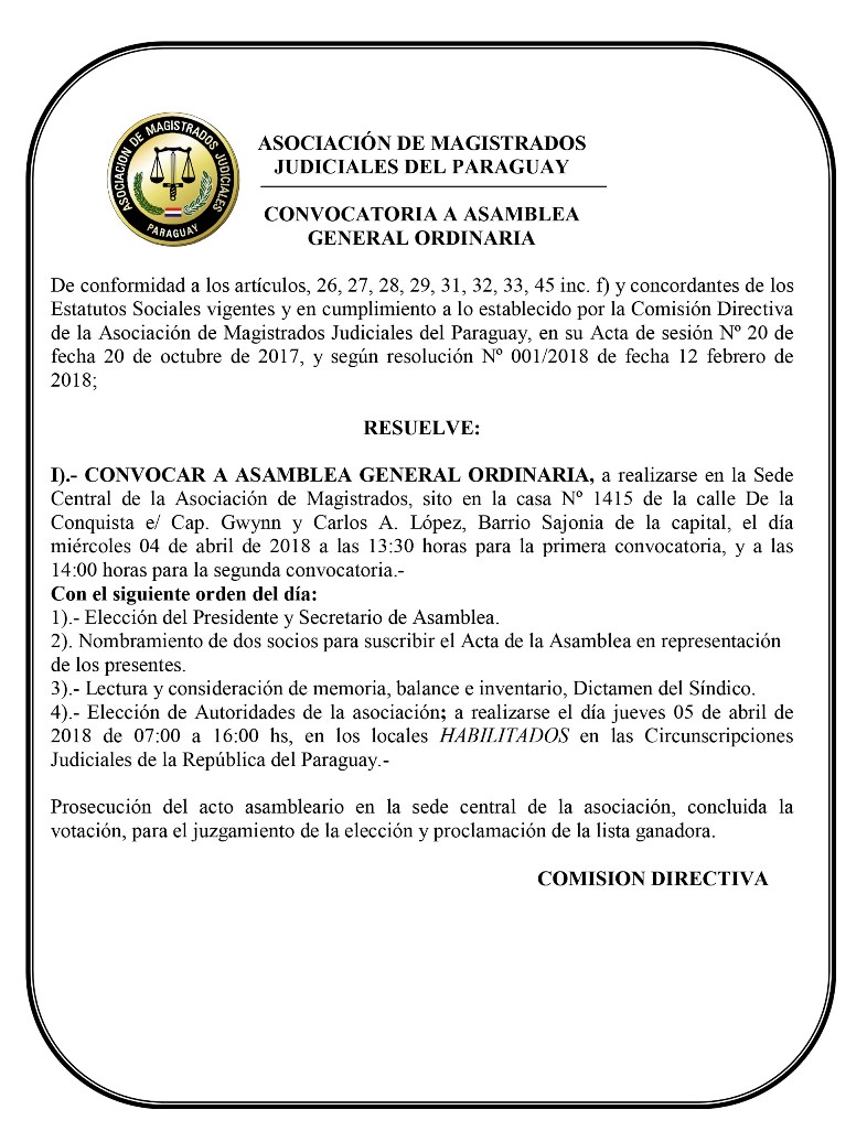 Convocatoria